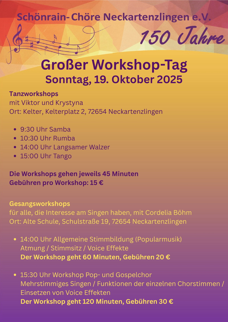 Workshops